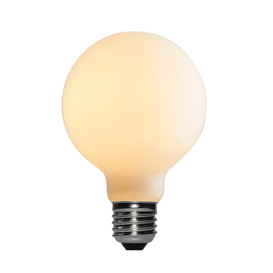 G25 LED Matte White Light Bulb Dim to Warm — view 1