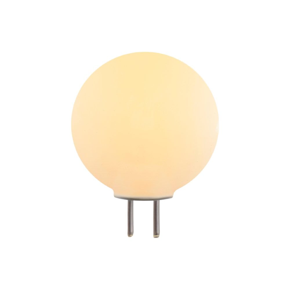 LED G4 Bi-Pin globe 12V 2W Matt White Dimmable 2700K CRI95 150LM — view 1